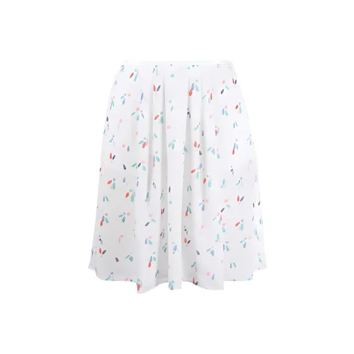 EMPORIO ARMANI Белая Женская Повседневная Длинная Юбка