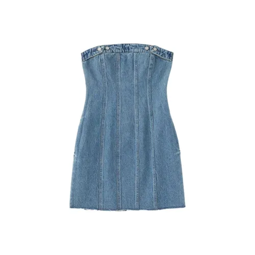 MOUSSY Blue Женские Платья без рукавов