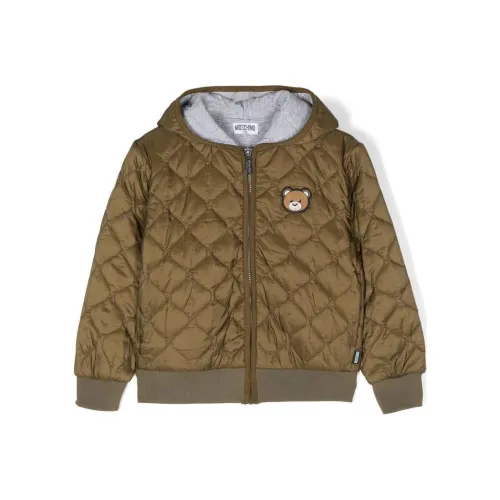 MOSCHINO Куртки и пальто хаки для детей