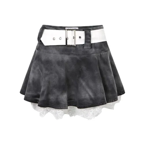JAC FLEURANT Повседневные короткие юбки Женские Черный