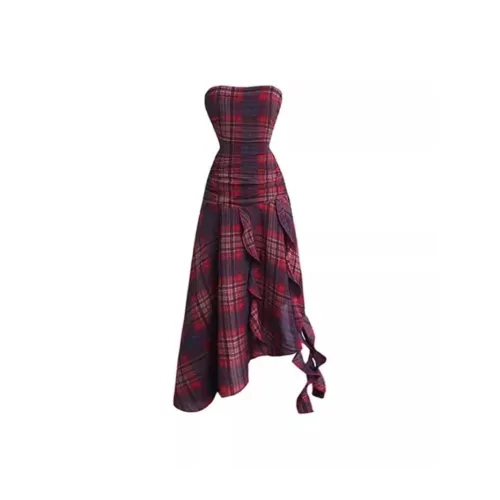 PUREIDOL Без рукавов Платье Женское Красное