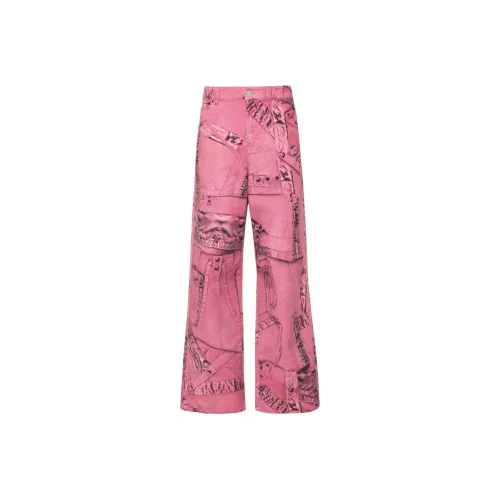 Blumarine Пурпурно-розовые Женские Джинсы