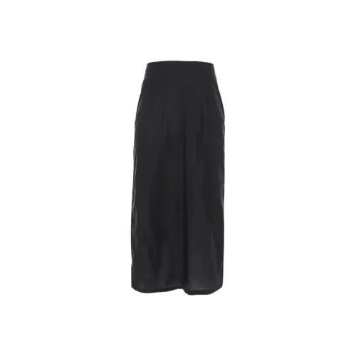 Maison Margiela Черные Женские Повседневные Длинные Юбки