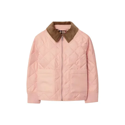 Burberry Коралловый Розовый Kids Утеплённые куртки