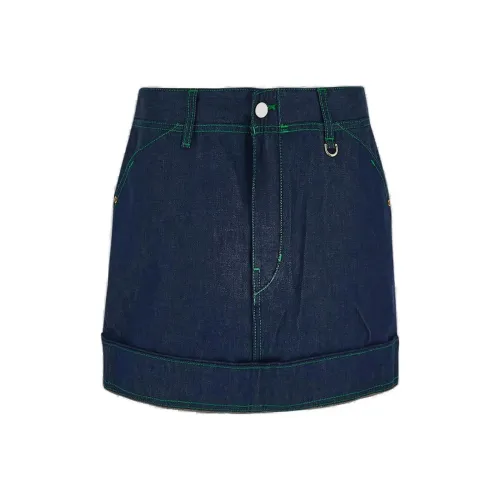 Jacquemus Морской синий Женские джинсовые короткие юбки
