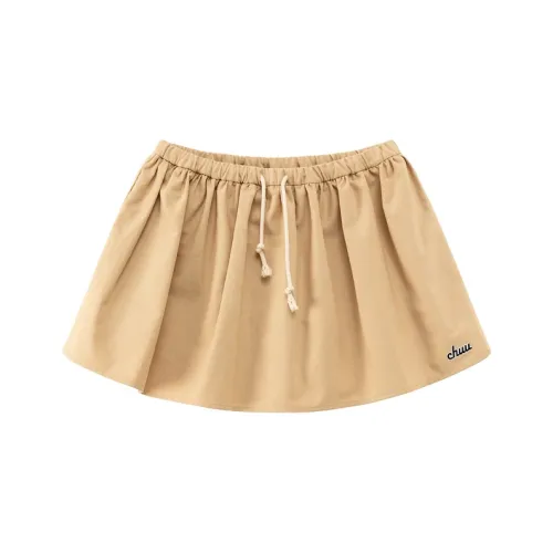 CHUU Повседневные короткие юбки женские хаки