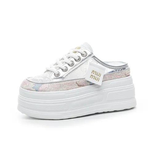 CHOVO Вышивка Cut Out Антибактериальные Домашние тапочки Женские