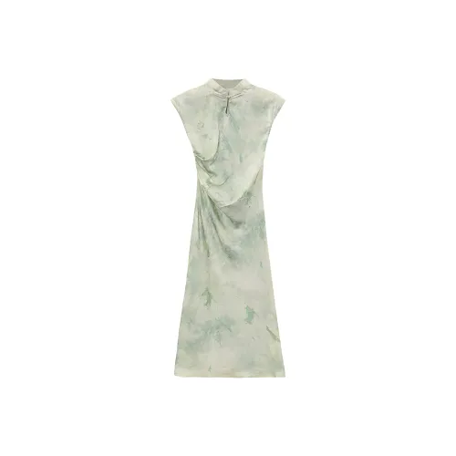 Ning Cai Yuer Короткий рукав Платье Женское