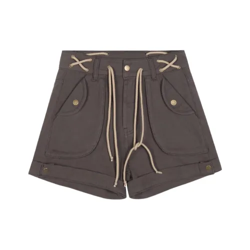 BEERBRO Темно-армейский зеленый Женские шорты карго