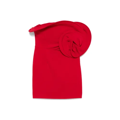 MAGDA BUTRYM FW24 Без рукавов Платье Женское Красное