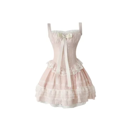 MISSHONEY MH Slip Платье Женское Розовое