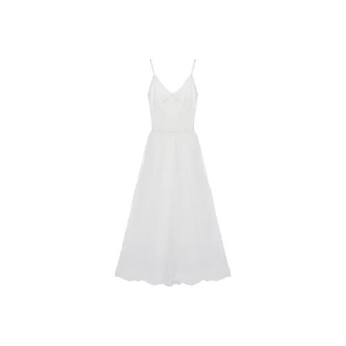 ABBY GODDESS Slip Платье Женское Белое