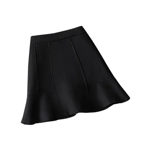 Cypress House Повседневные короткие юбки Женские Черный