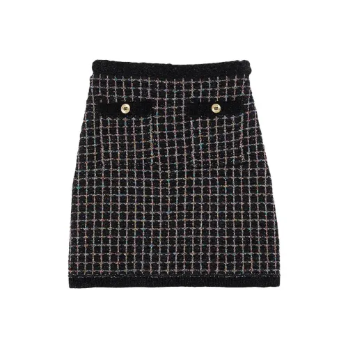 SANDRO Черные Женские Повседневные Короткие Юбки
