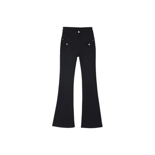 HIPPIEMISS Черные Женские Джинсы