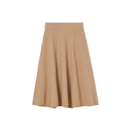CLUB MONACO Повседневный Длинный Юбка Женские Коричневый