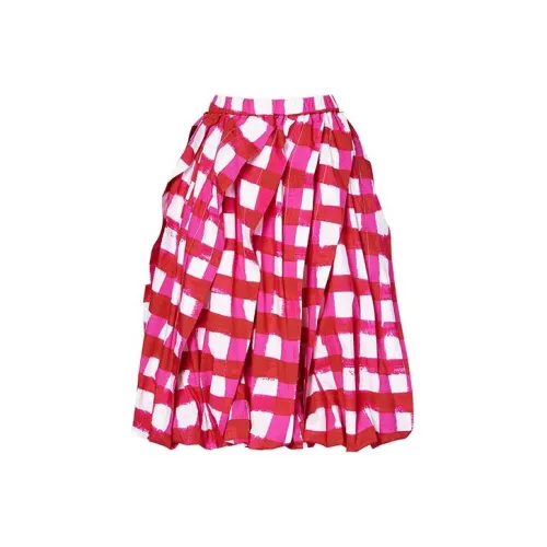 UNIQLO x MARNI UNIQLO MARNI Co Branding SS22 Повседневный Длинный Юбка Женские Розово-красный