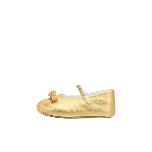 VERSACE Gianni Низкий Топ Предходьба Малыш Обувь Золотой Младенец И Детский