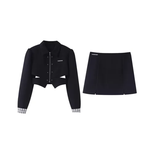 ANDN Черный Женские Комплекты с юбкой