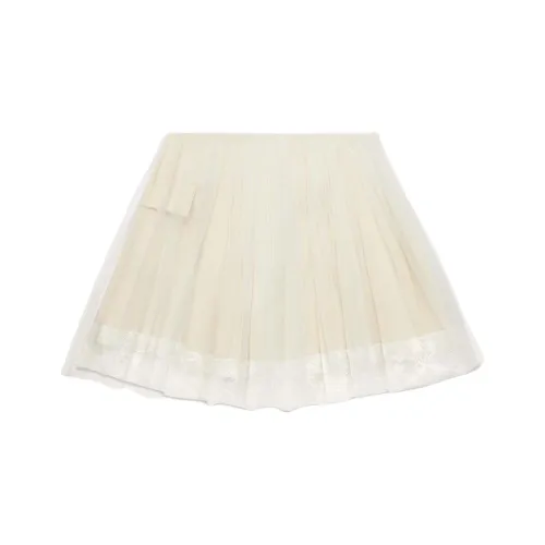 CLOT x Reverie by Caroline Hú Повседневные короткие юбки Женские Крем