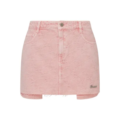 d'zzit Повседневные короткие юбки Женские Розовый