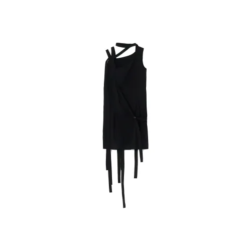 Yohji Yamamoto Черные Женские Слиплатья