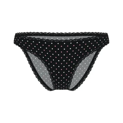 Victoria's Secret Женское нижнее белье 1 упаковка черный в горошек