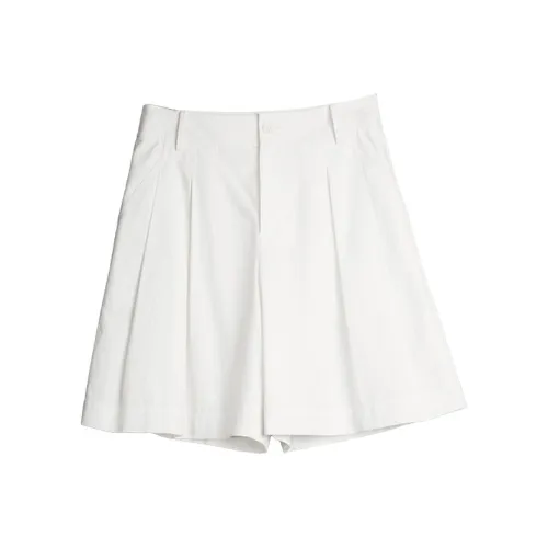 ELLE Повседневные шорты Женские Белые