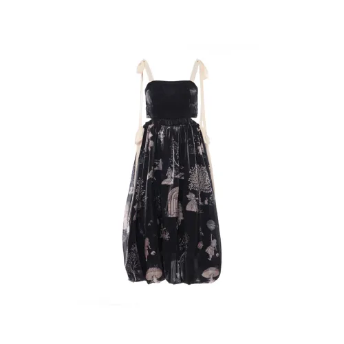 FLONAKED Slip Платье Женское Черное