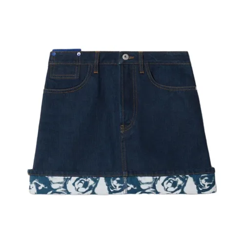 Burberry Джинсовые короткие юбки Женские Индиго
