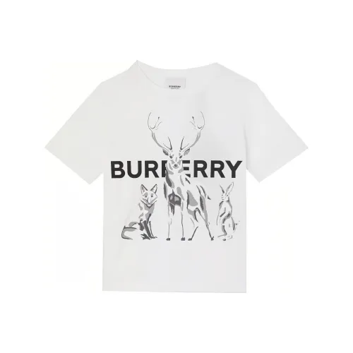 Burberry Белые Детские Рубашки T