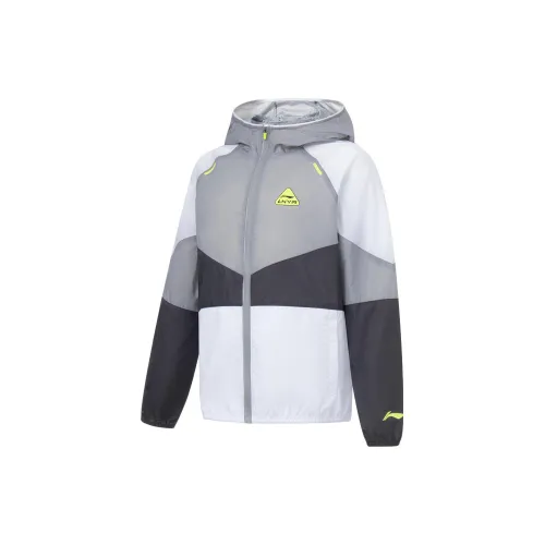 LINING YOUNG Бег Каменный серый Kids Куртки