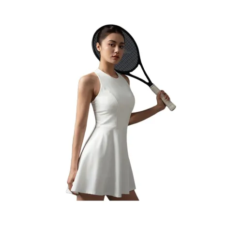 Monster Guardians Без рукавов Платье Женское Жемчужно-белый Перламутрово-белый