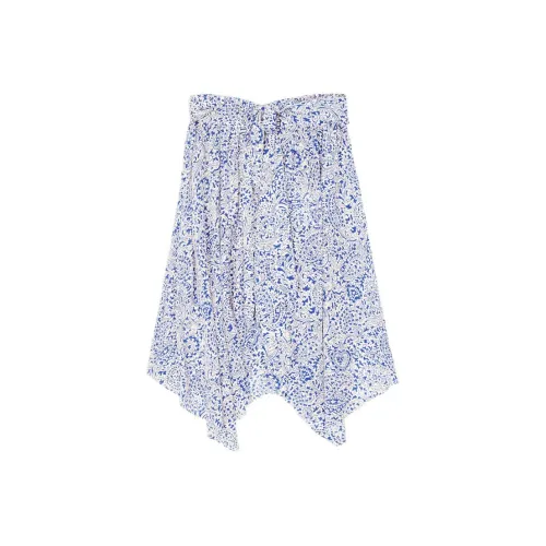 ISABEL MARANT Синие Женские Повседневные Длинные Юбки