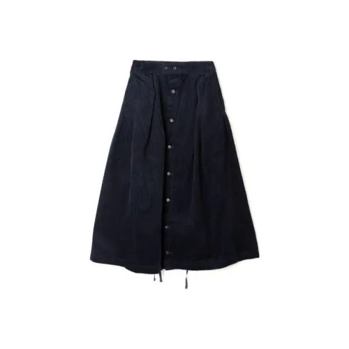 ENGINEERED GARMENTS Морской синий Женские Повседневные короткие юбки