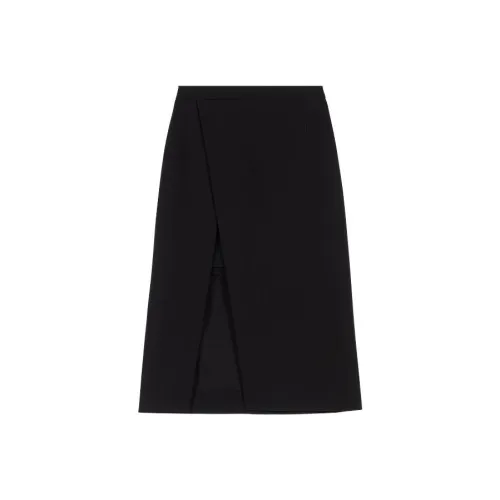Maje Черные Женские Повседневные Длинные Юбки