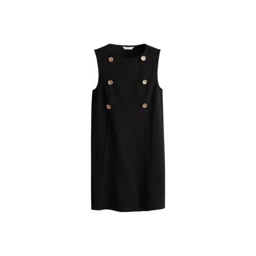 H&M Черные Женские Платья без рукавов