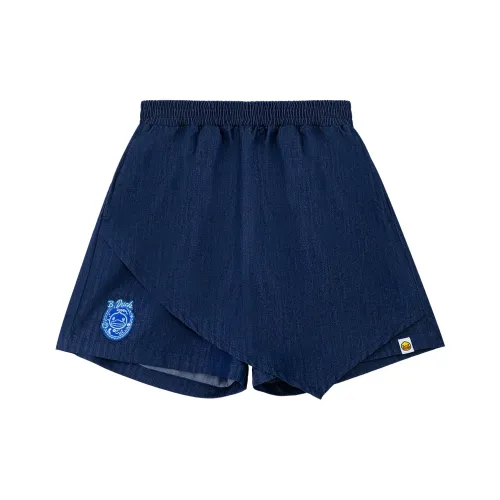 B.Duck Повседневные шорты Женские Темно-синий