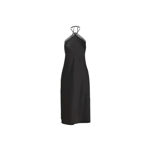 ARITZIA WILFRED Lyon Satin Dress Slip Dress Women's Black