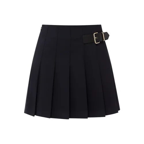 d'zzit Повседневные короткие юбки Женские Темно-синий