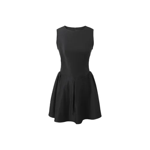 CANTALOVE Без рукавов Платье Женское Черное