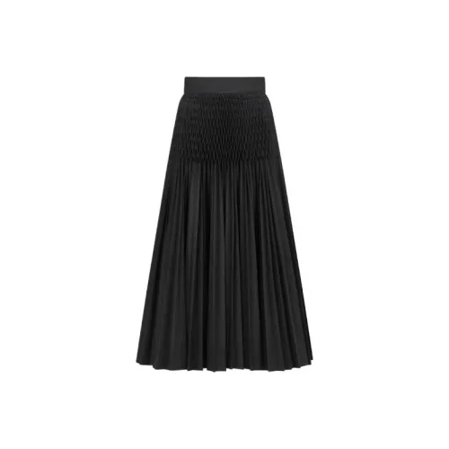 DIOR Черные Женские Повседневные Длинные Юбки