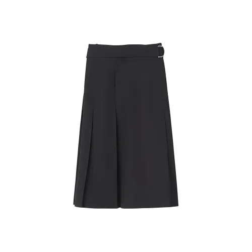 Burberry SS22 Повседневный Длинный Юбка Женские Черный