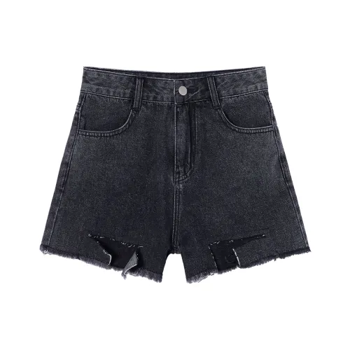 I'M ONE Деним черный Женские джинсовые шорты