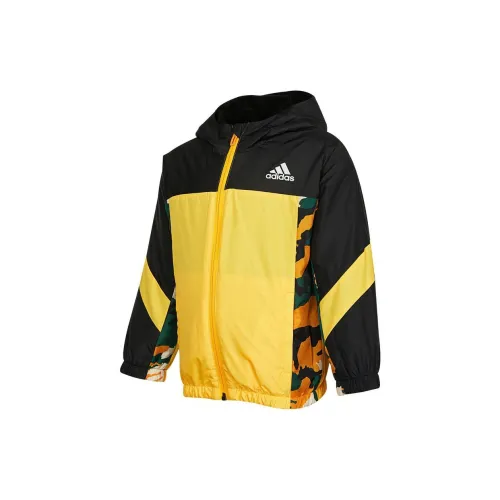 Adidas Желтые Детские Куртки
