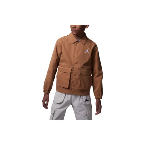 Джордан Куртки и Пальто Матовый Умбра Детский