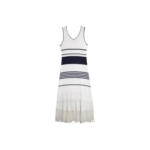 ELLE Без рукавов Платье Женское Экрю