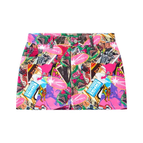 Starwalk Soldier Print Женские Повседневные Короткие Юбки