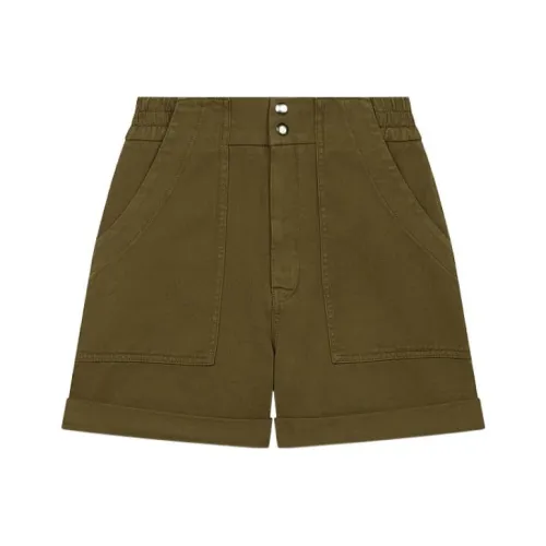 Maje Армейский зеленый Женские шорты карго