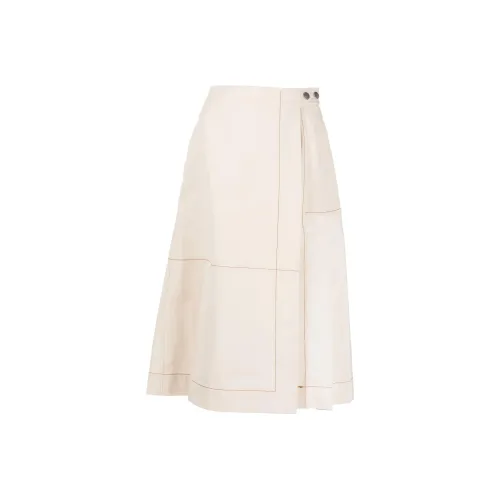 3,1 PHILLIP LIM Экрю Женские Повседневные Длинные Юбки